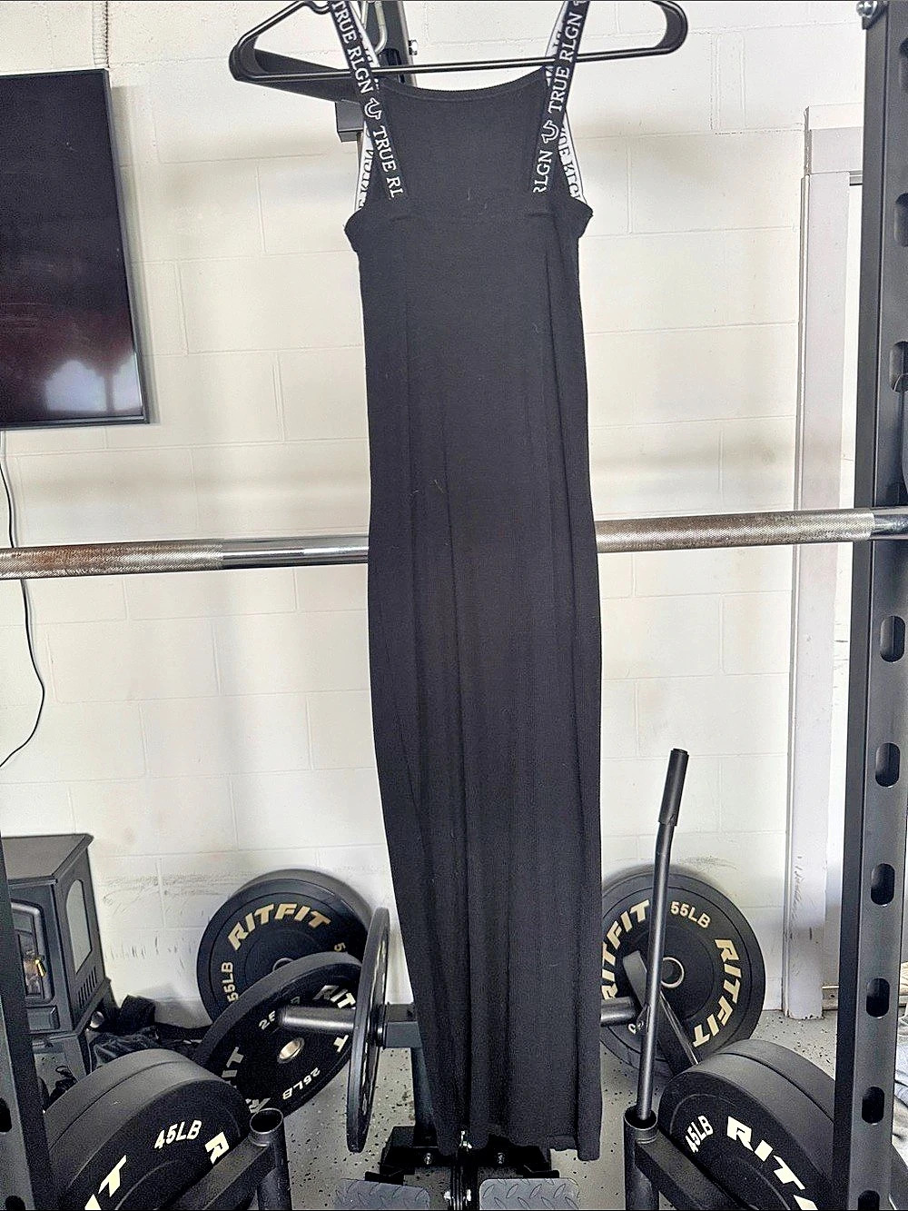 True Religion Black Maxi Dress Size XS Like New